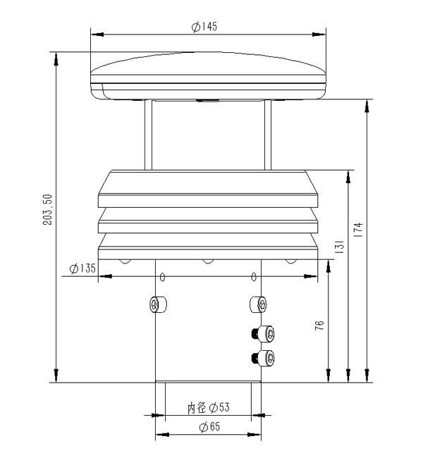 超聲波風(fēng)速風(fēng)向傳感器